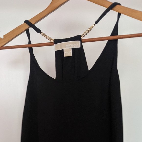 Michael Kors Black Sleeveless Chain Halter - Picture 2 of 4